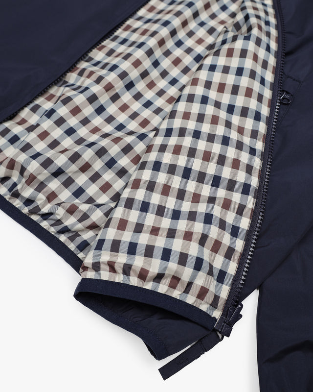 MOCK NECK SAILOR REVERSIBLE JACKET
