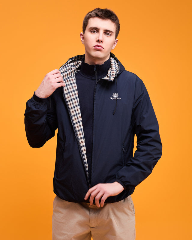 HOODED SAILOR REVERSIBLE JACKET - Main Image