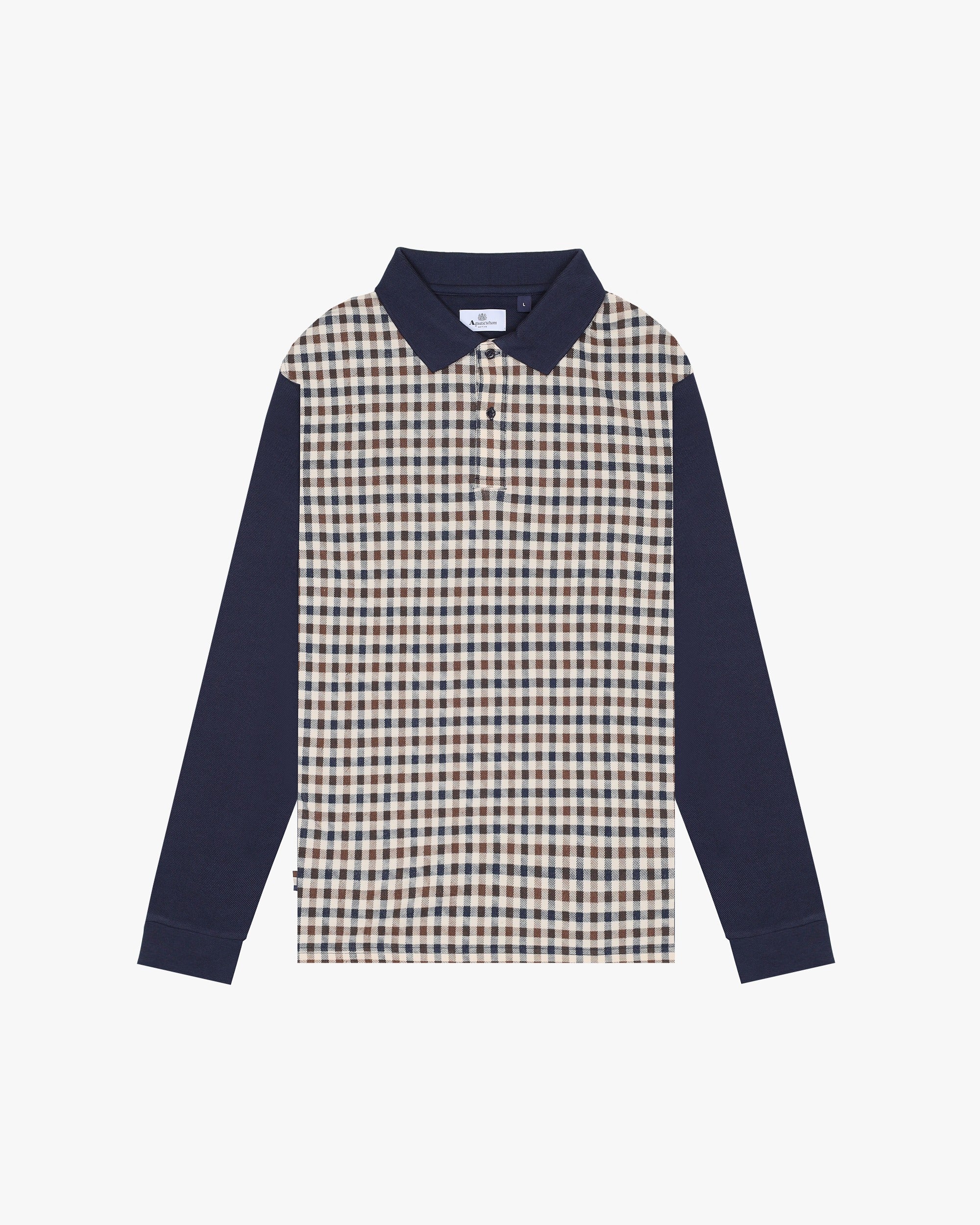 Aquascutum Active ICONIC FRONT POLO L/S