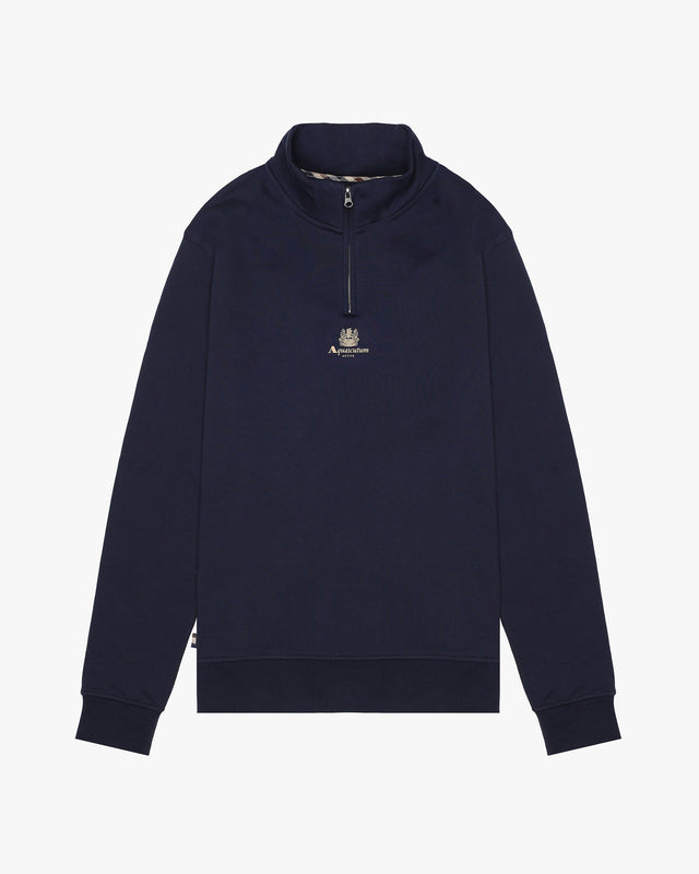 CENTERED LOGO 1/4 ZIP FLEECE