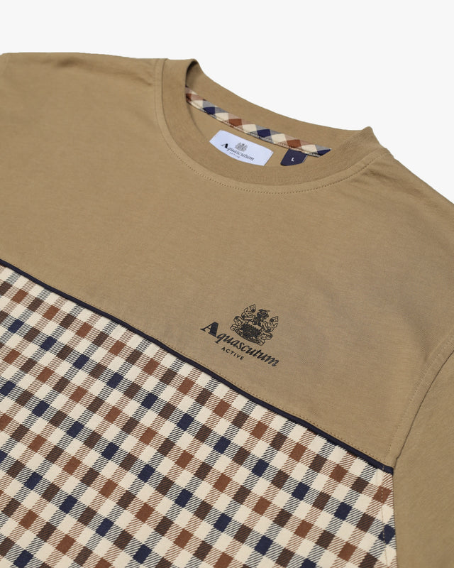 PIPING PANEL T-SHIRT