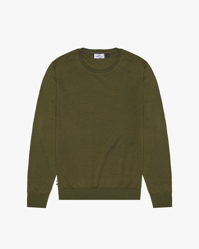 EXTRAFINE MERINO WOOL CREWNECK