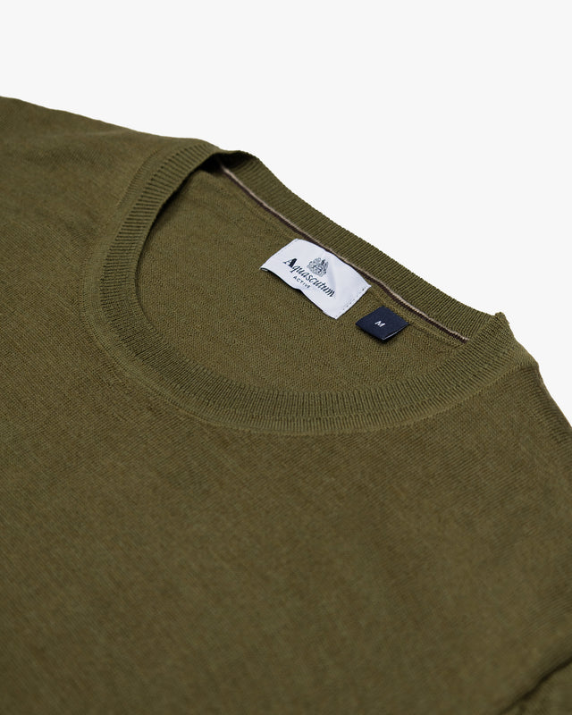 EXTRAFINE MERINO WOOL CREWNECK