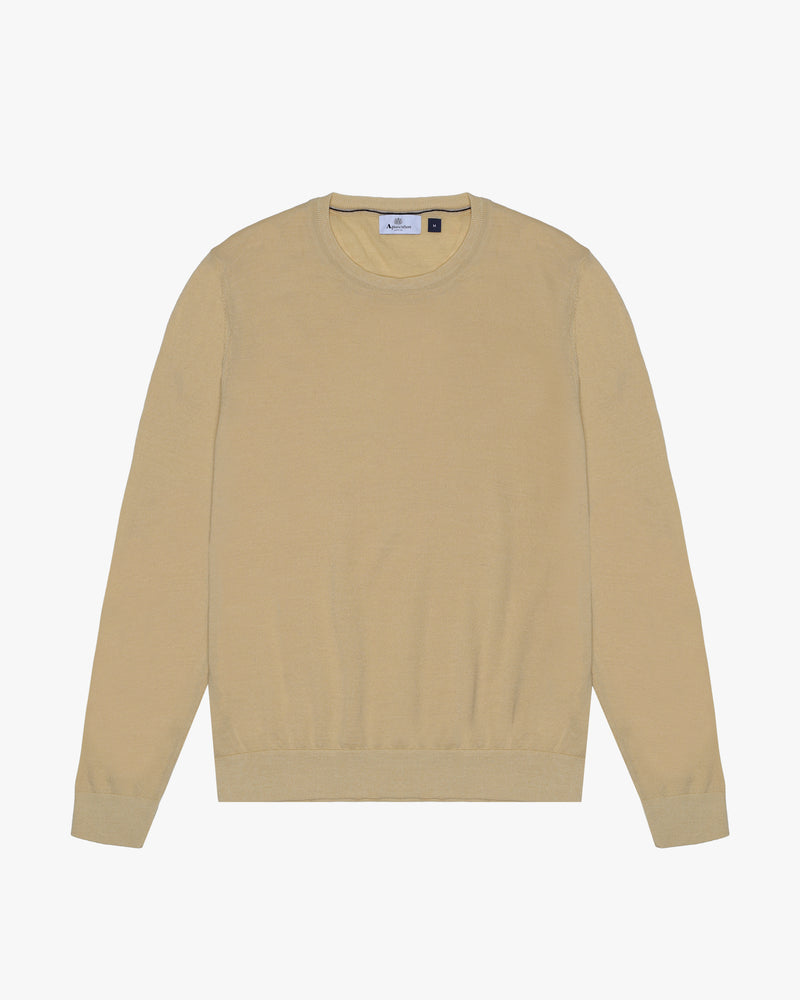 EXTRAFINE MERINO WOOL PATCHES KNIT