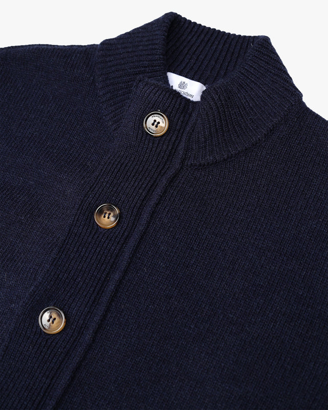 LAMBSWOOL BUTTONED CARDIGAN