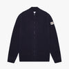 LAMBSWOOL FZ PATCH KNIT