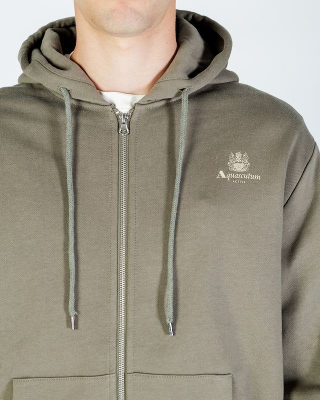 SMALL LOGO FULLZIP HOODIE