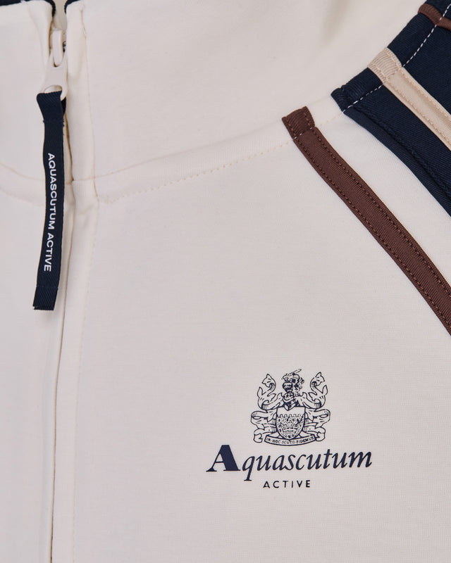 SCUBA STRIPES MOCK NECK