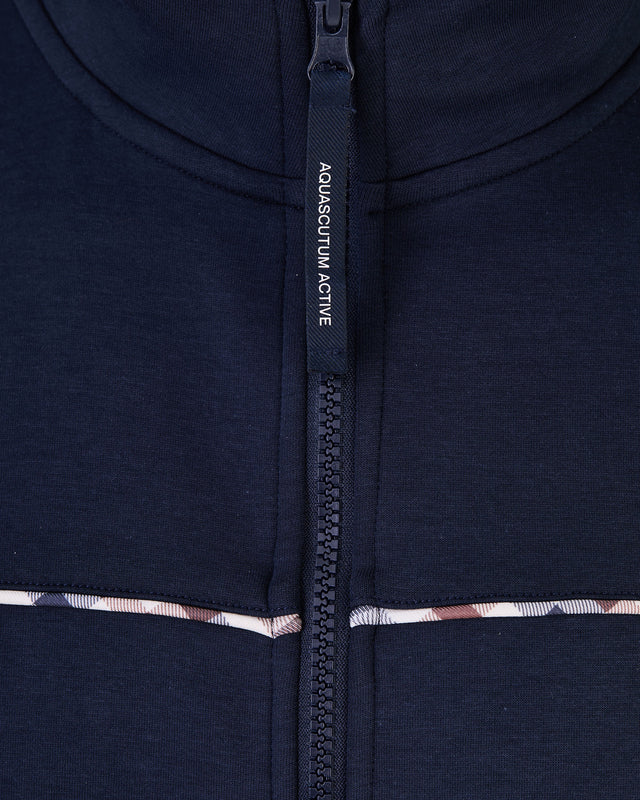 SCUBA PIPING MOCK NECK