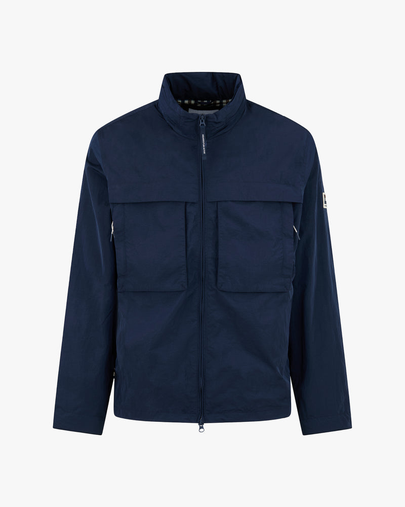 LAMINA MOCK NECK JACKET