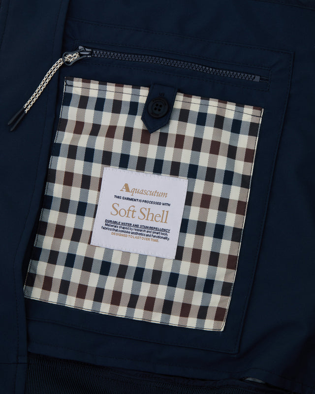 SOFT SHELL MOCK NECK