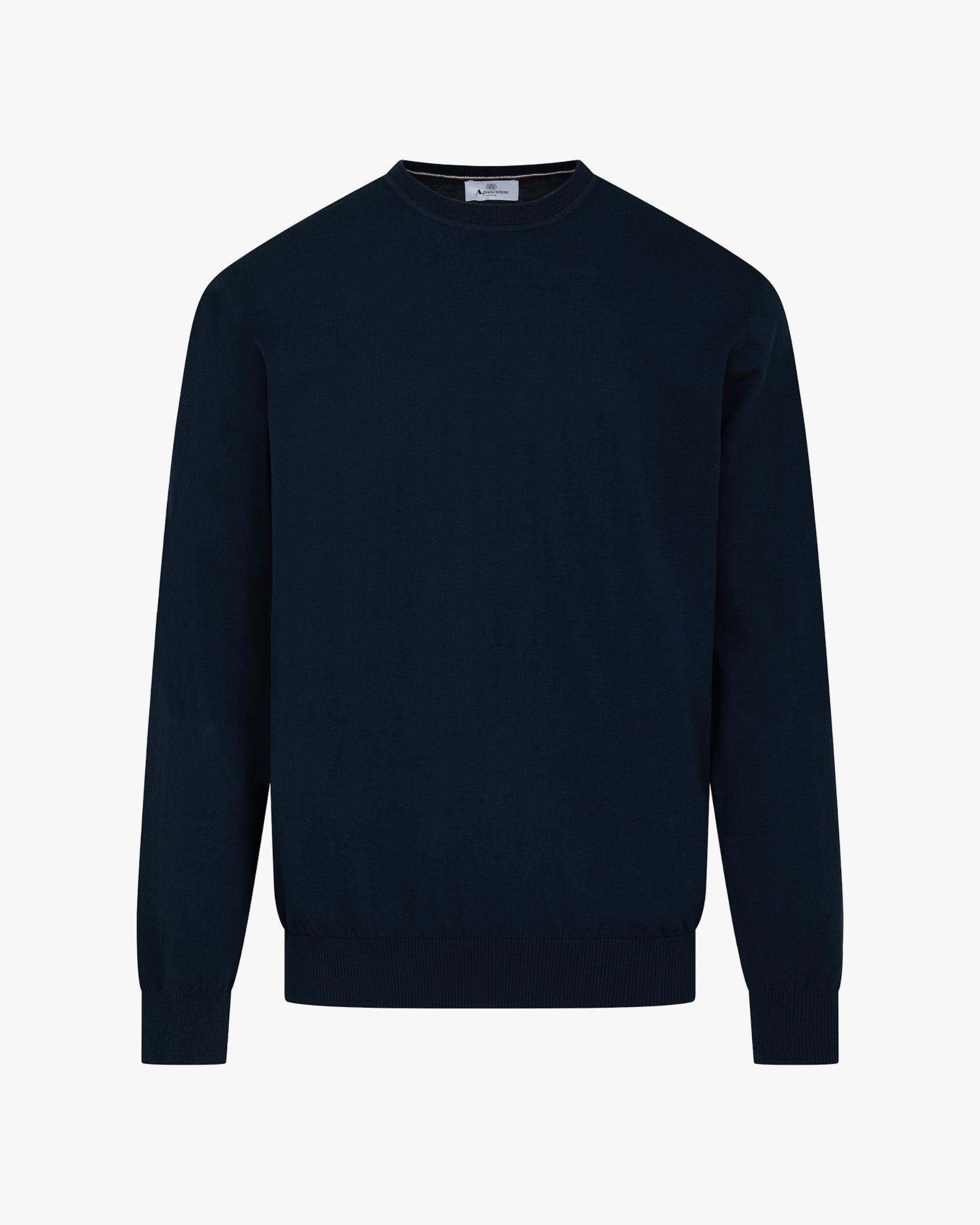 COTTON BADGE CREWNECK