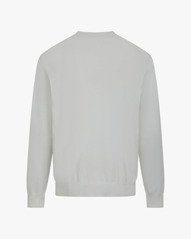 COTTON BADGE CREWNECK