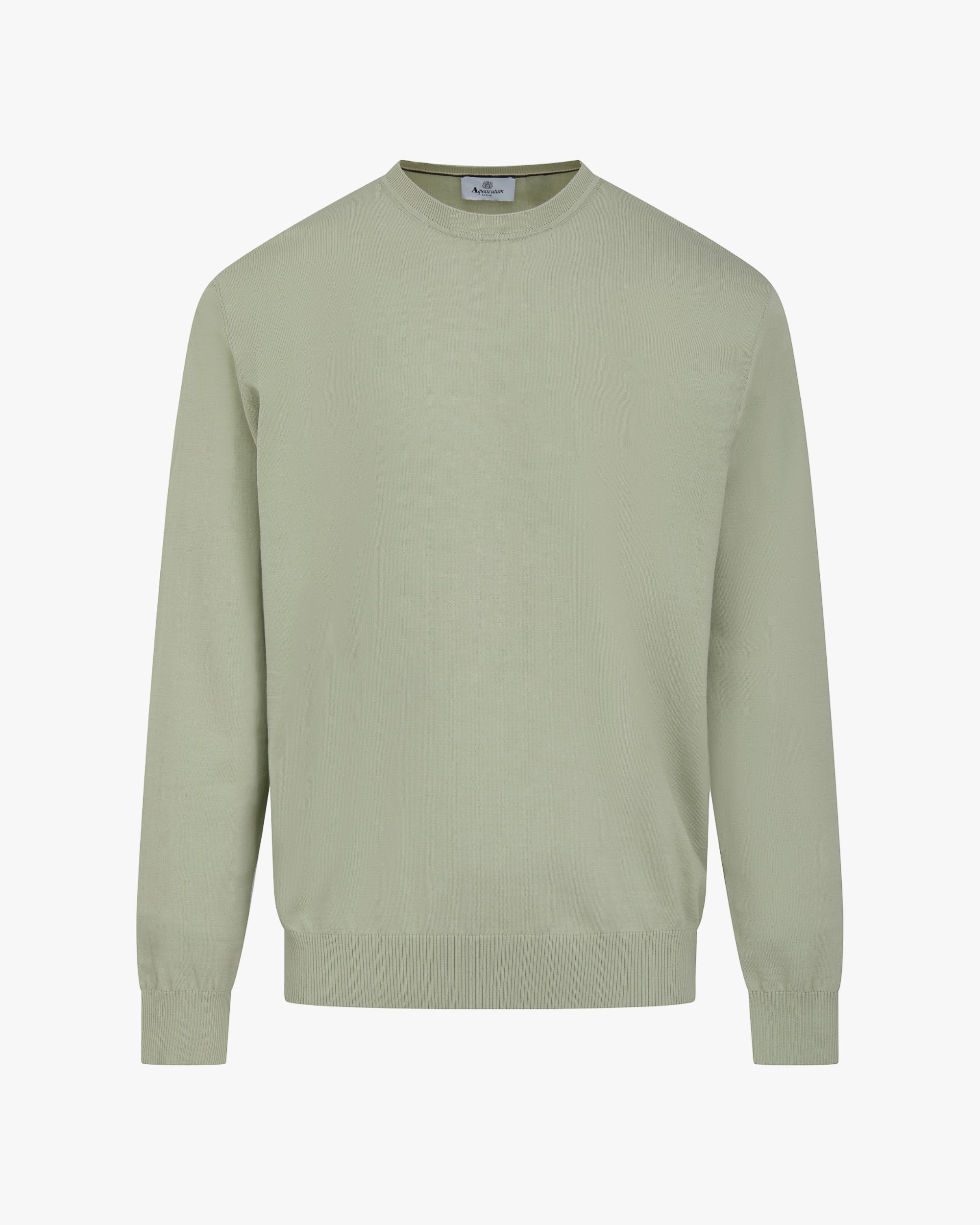 COTTON BADGE CREWNECK