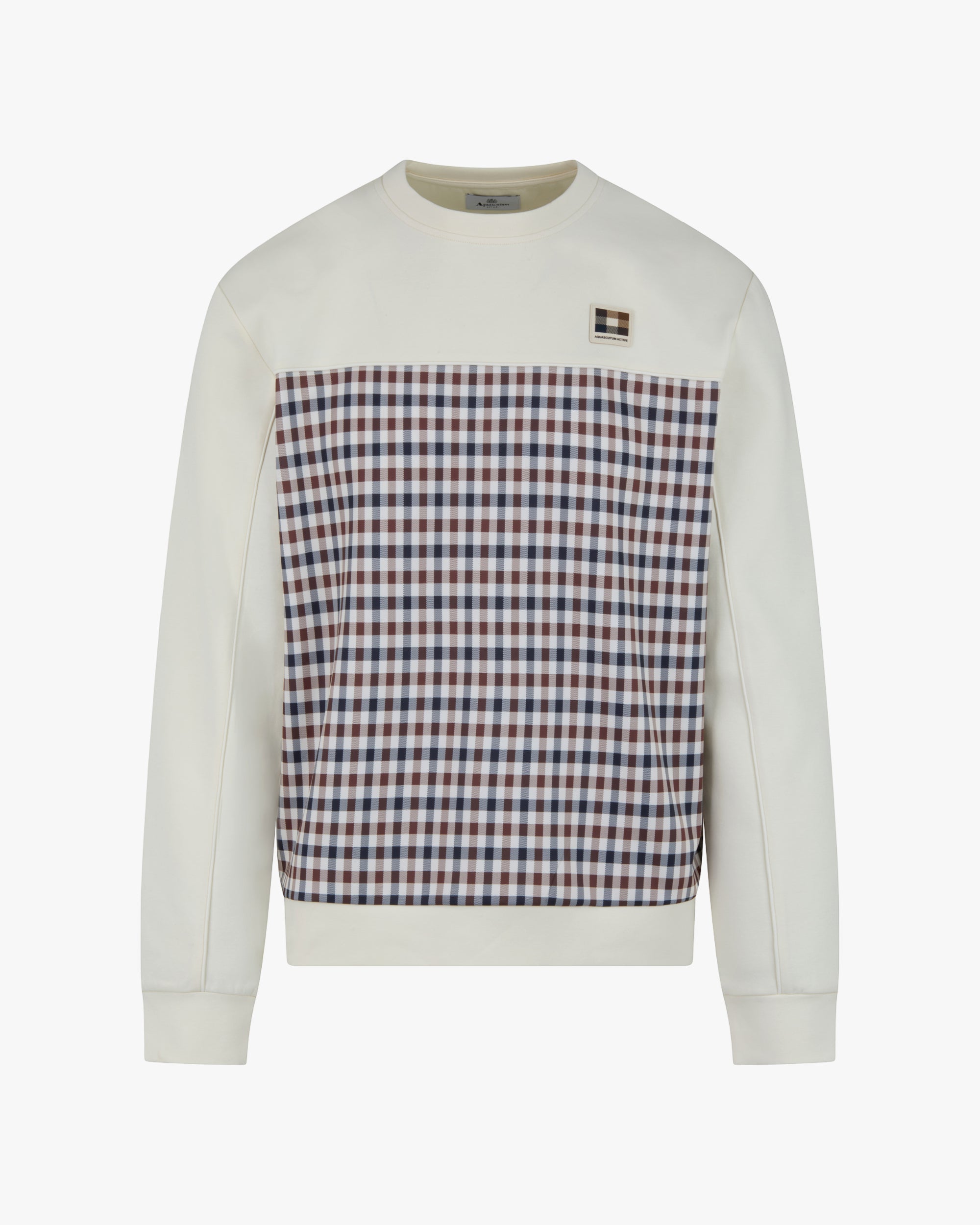 CLUB CHECK CREWNECK