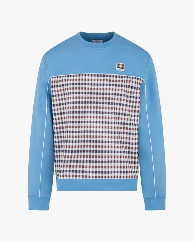 CLUB CHECK CREWNECK