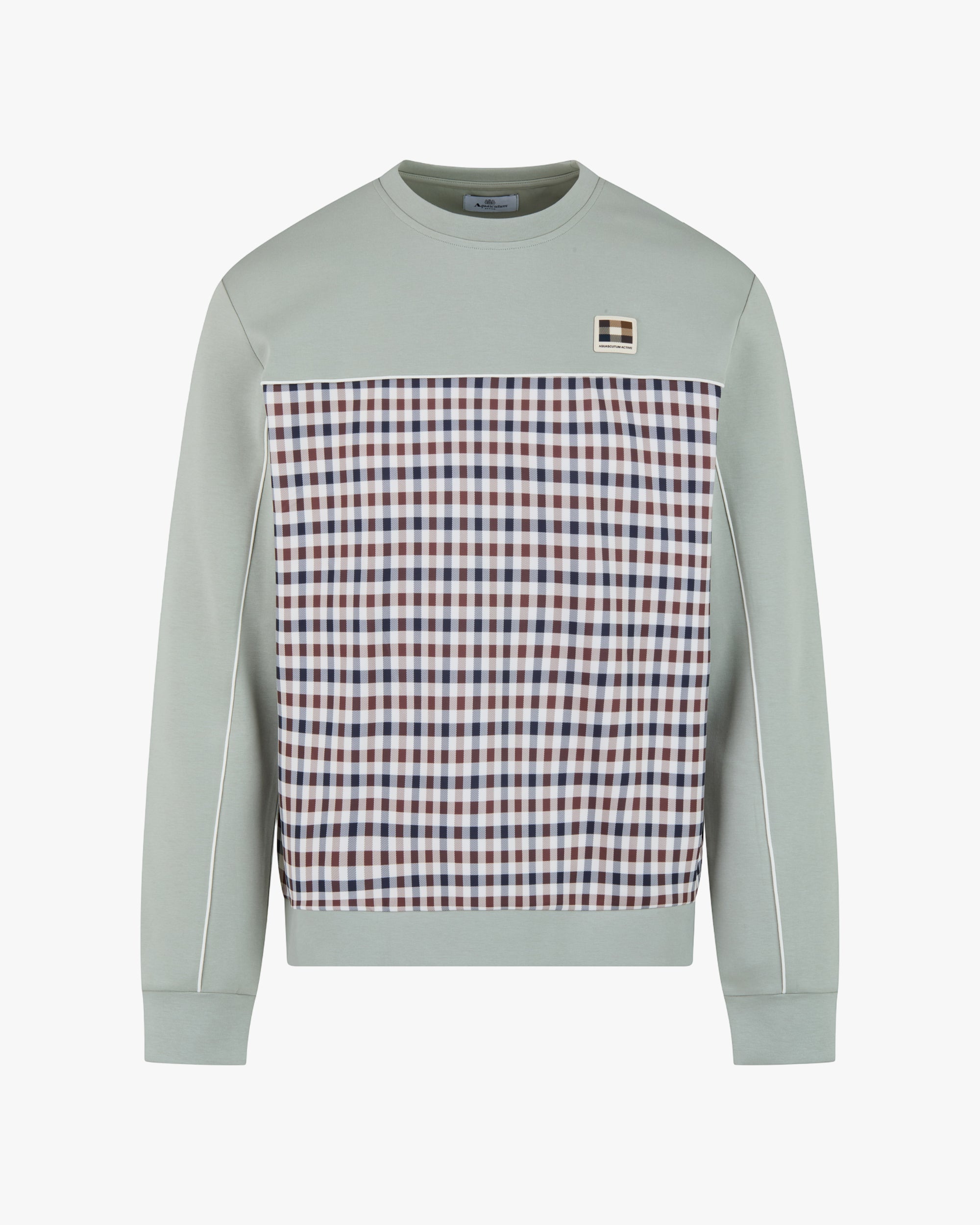 CLUB CHECK CREWNECK