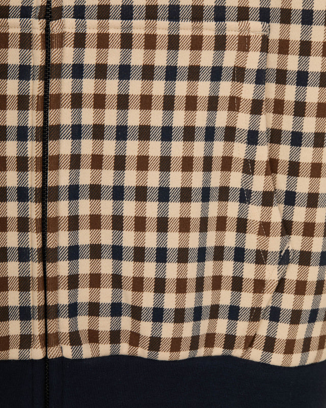 CLUB CHECK FZ HOODIE