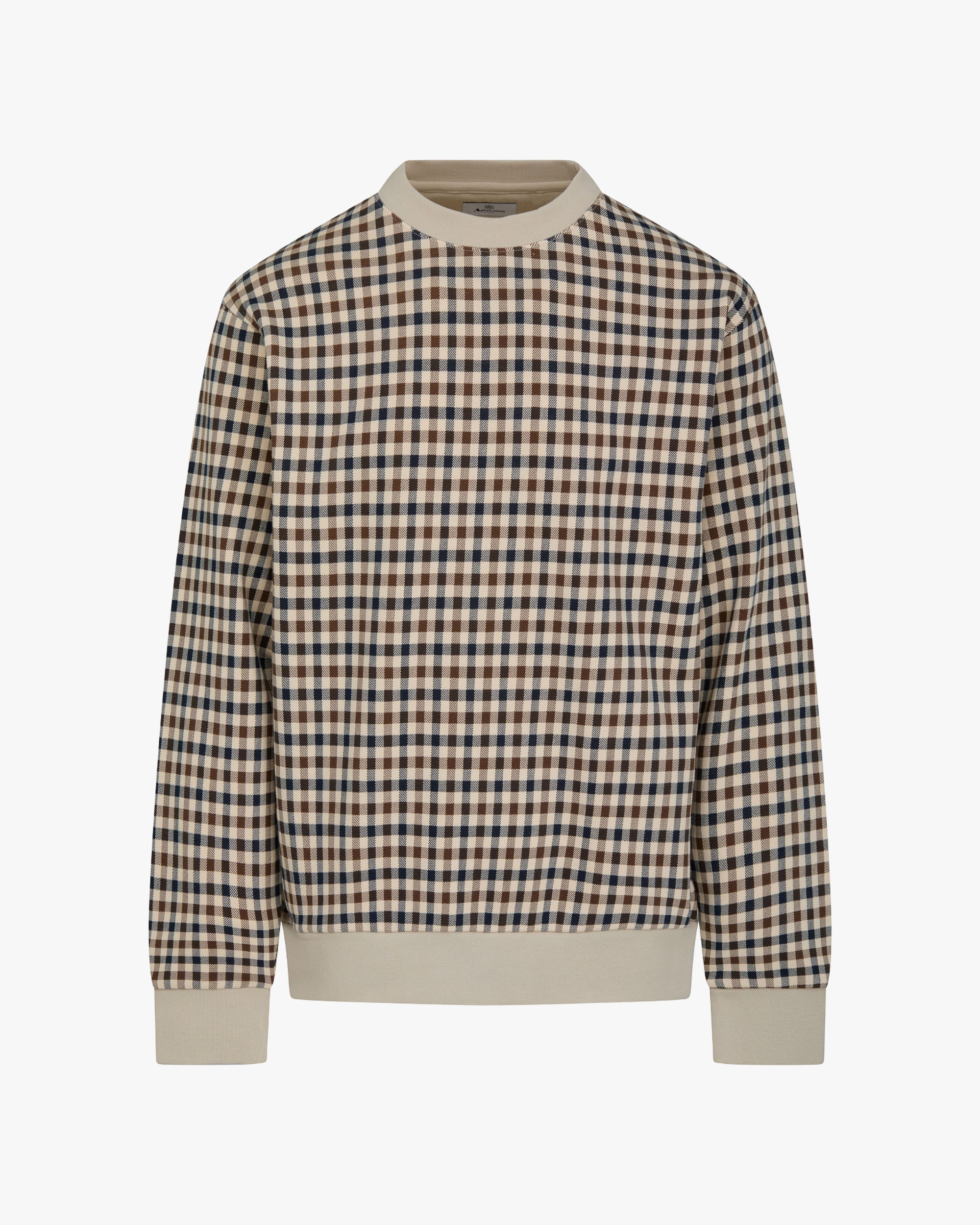 CLUB CHECK CREWNECK