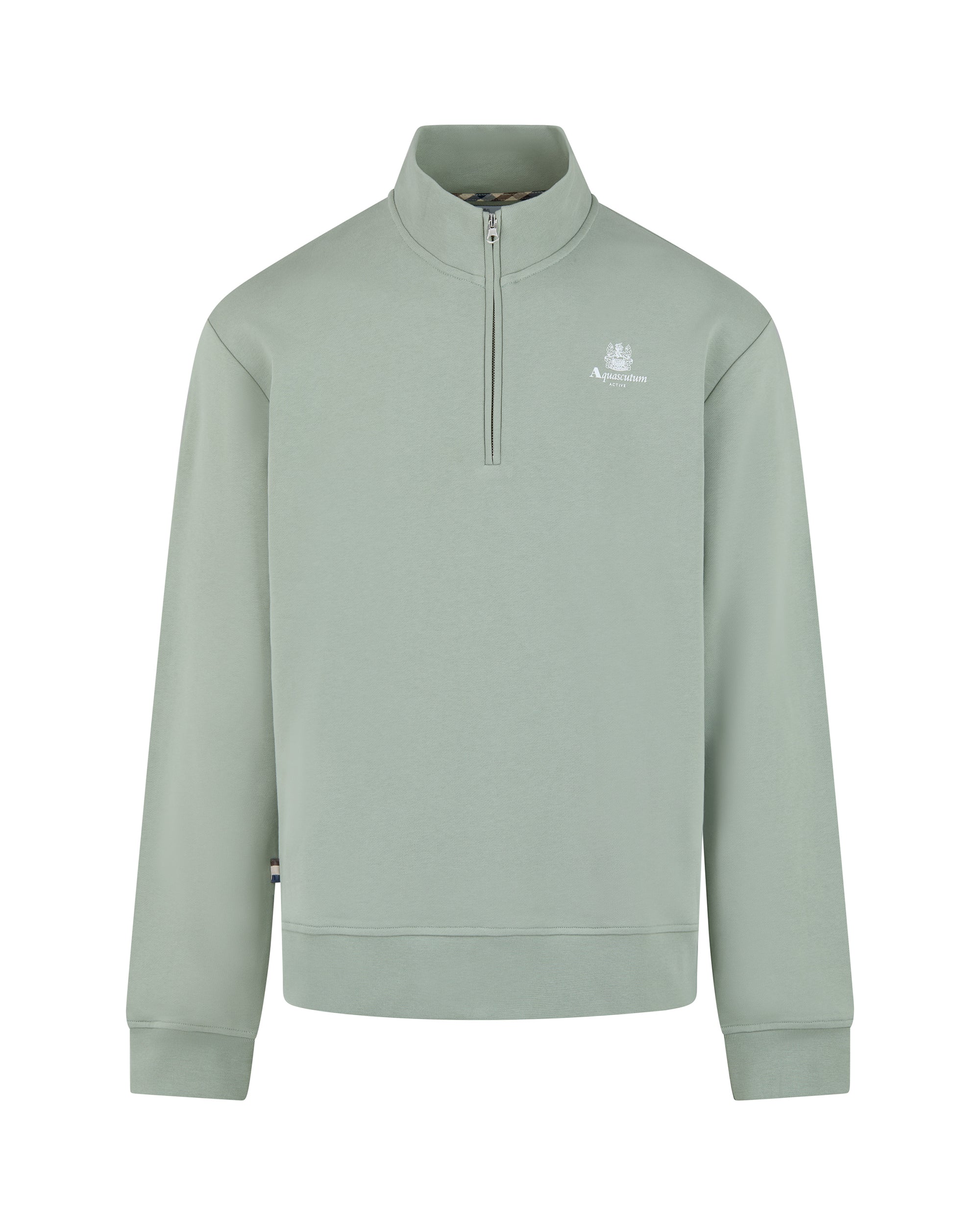 HALF ZIP MOCK NECK