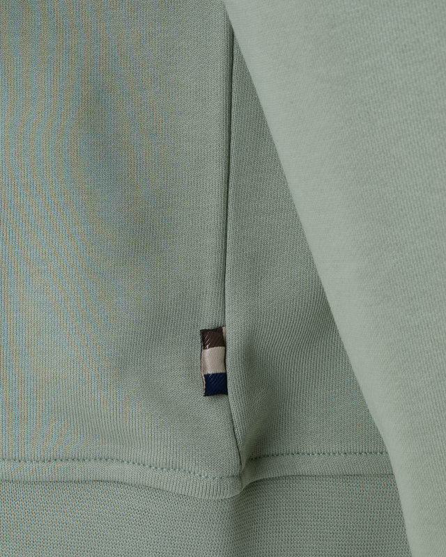 HALF ZIP MOCK NECK