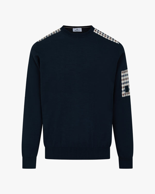 LAMINA POCKET CREWNECK