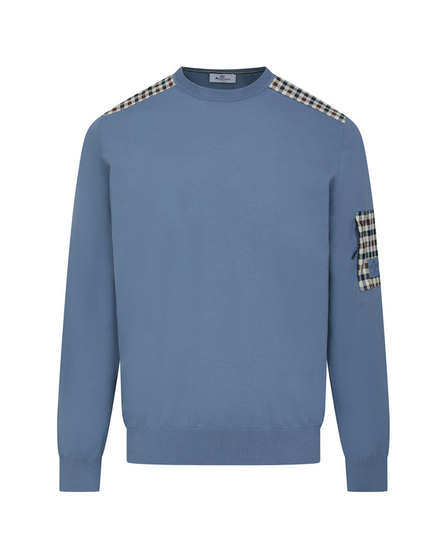 LAMINA POCKET CREWNECK