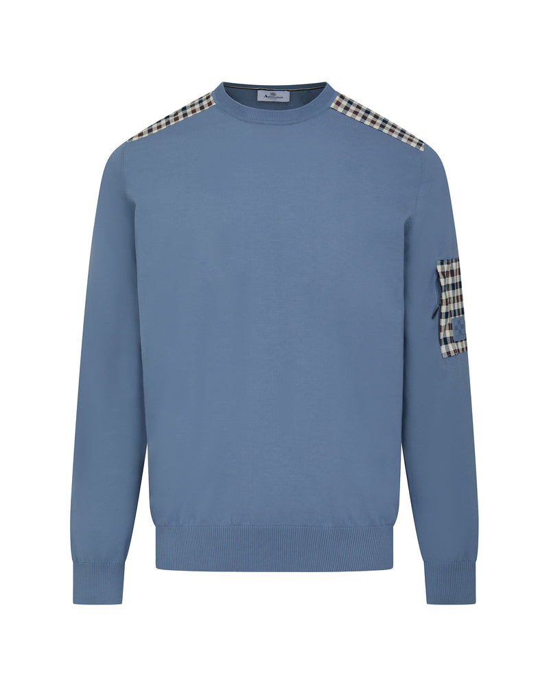 LAMINA POCKET CREWNECK