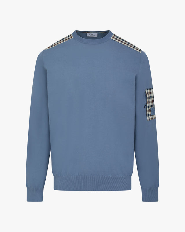 LAMINA POCKET CREWNECK