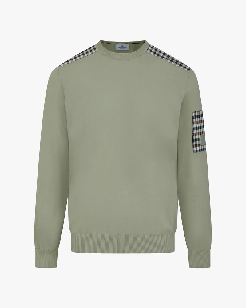 LAMINA POCKET CREWNECK