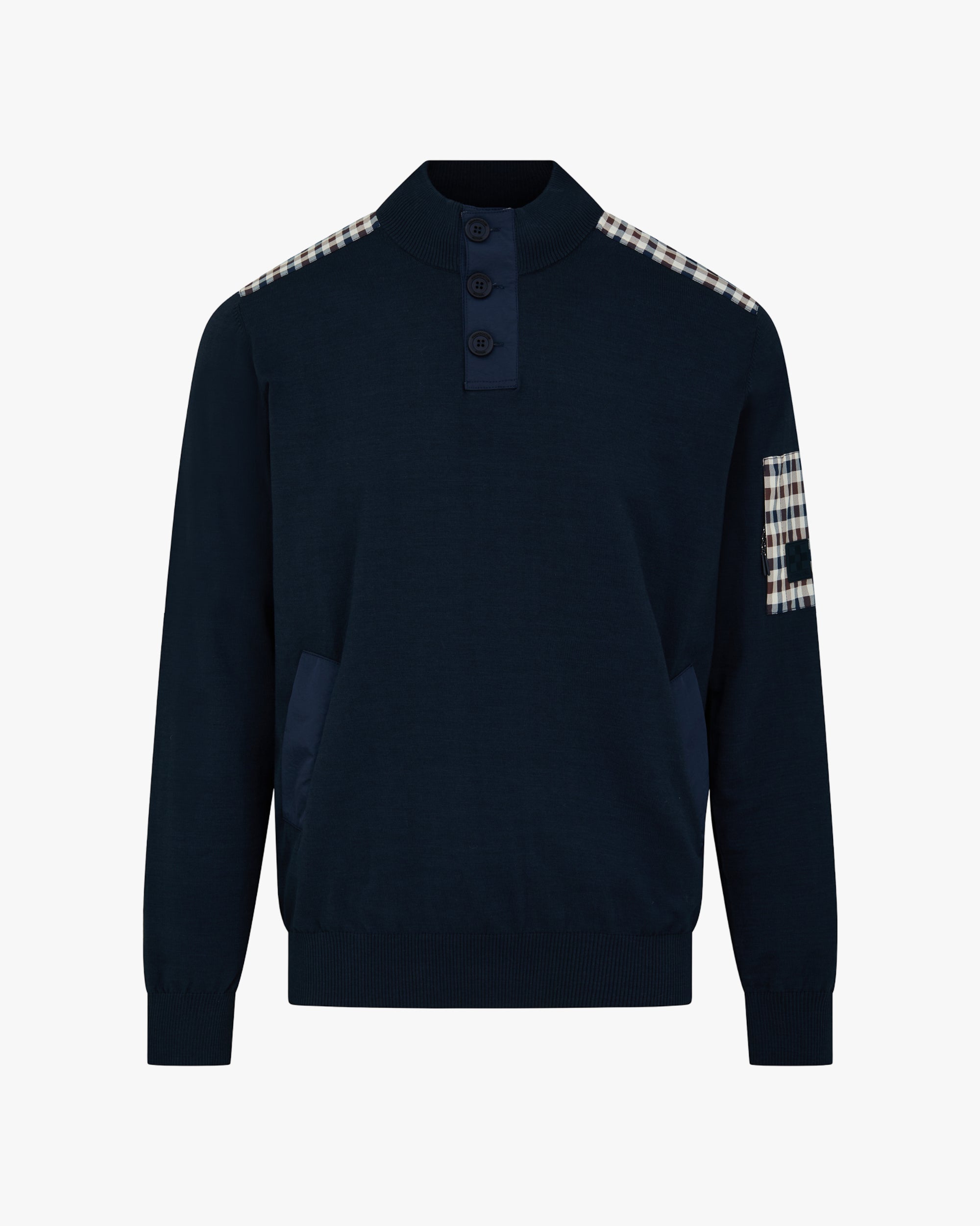 LAMINA POCKET MOCK NECK