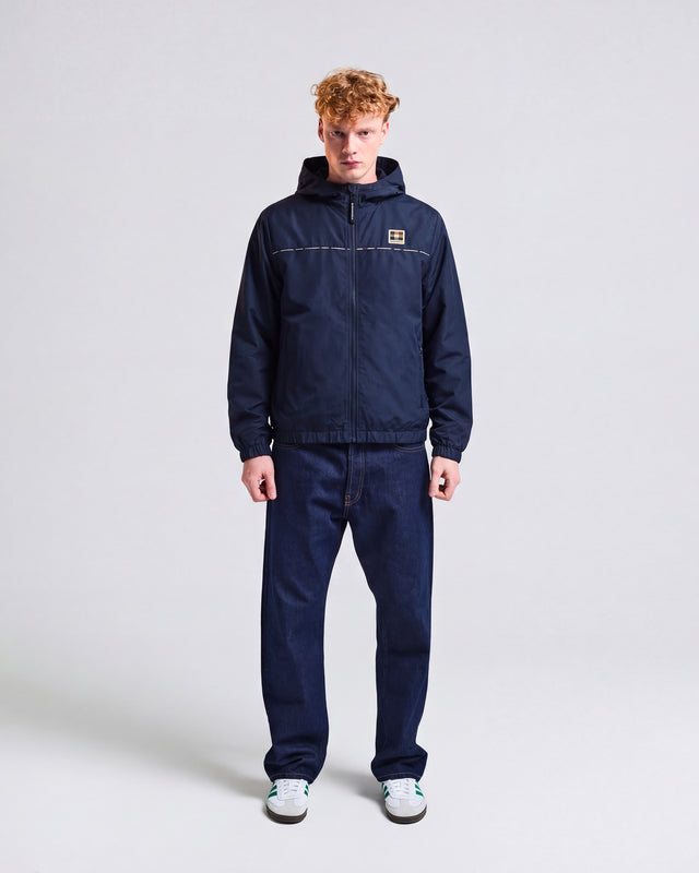 Aquascutum Active DIAMOND WAVE BADGE TRACK TOP