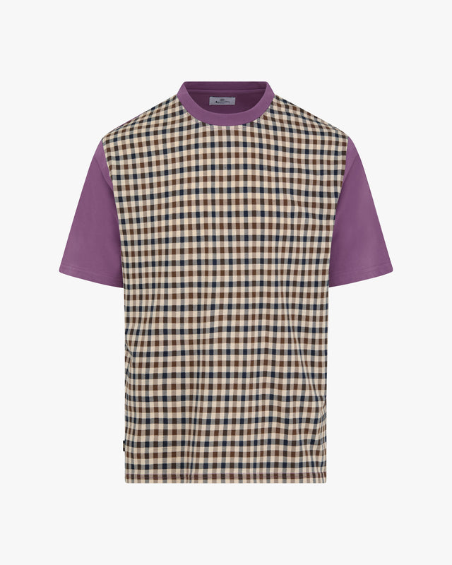 BODY CLUB CHECK T-SHIRT