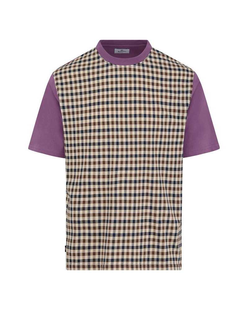 BODY CLUB CHECK T-SHIRT