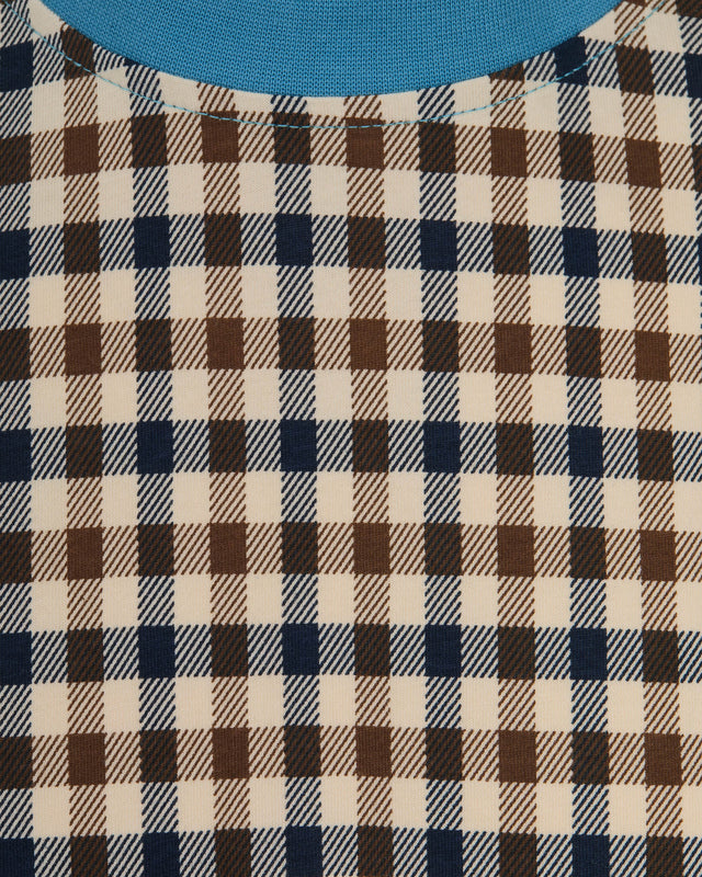 BODY CLUB CHECK T-SHIRT