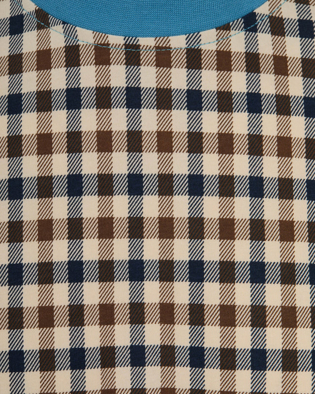 BODY CLUB CHECK T-SHIRT