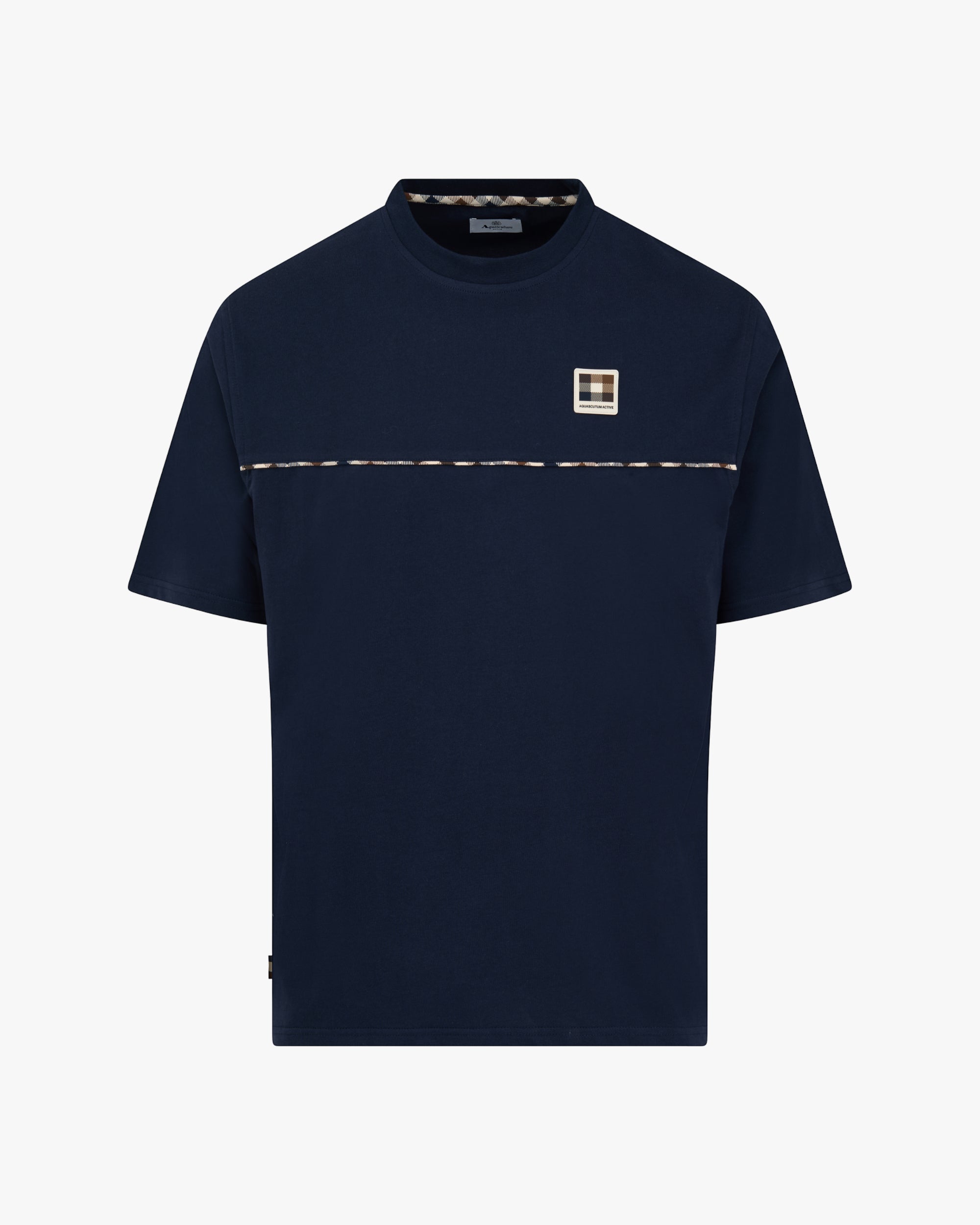 CLUB CHECK PIPING T-SHIRT