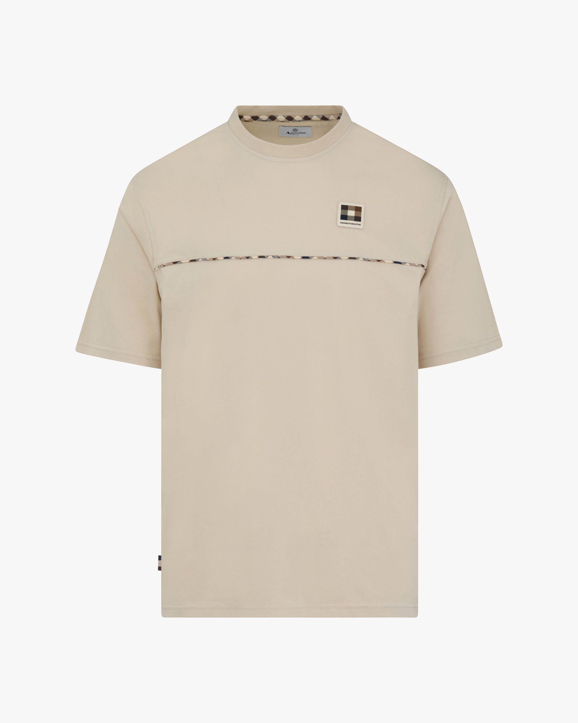 CLUB CHECK PIPING T-SHIRT