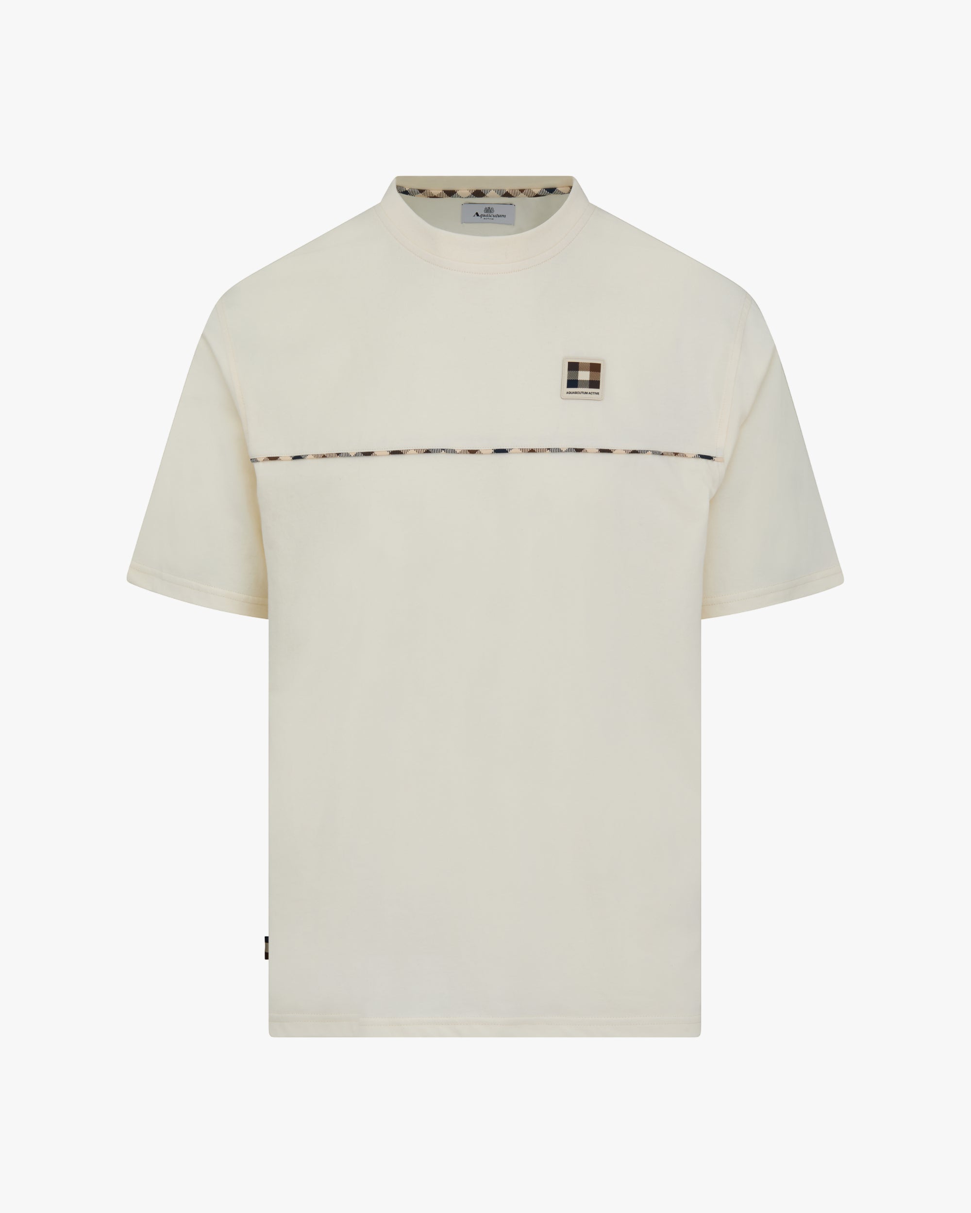 CLUB CHECK PIPING T-SHIRT