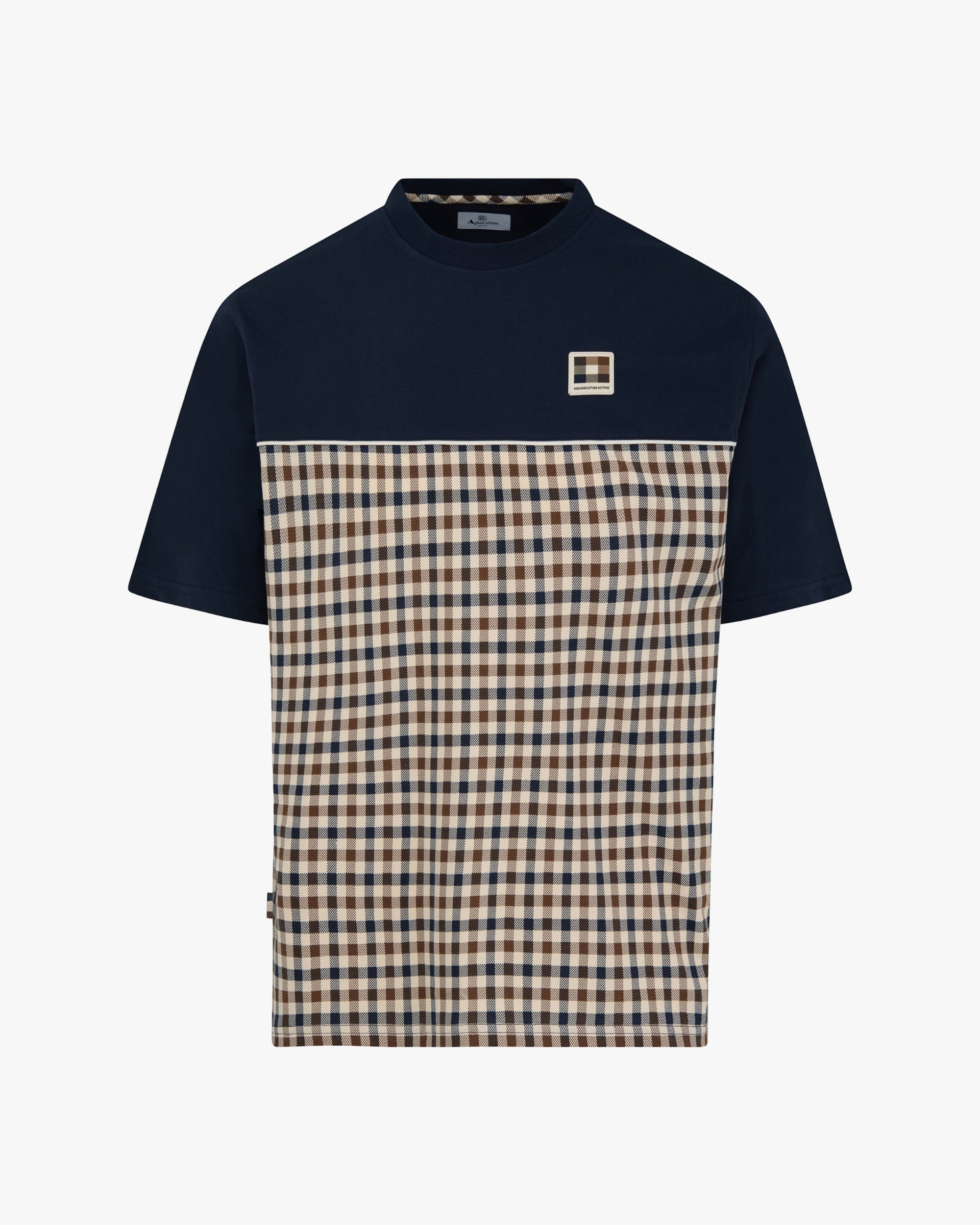 CLUB CHECK PANEL T-SHIRT