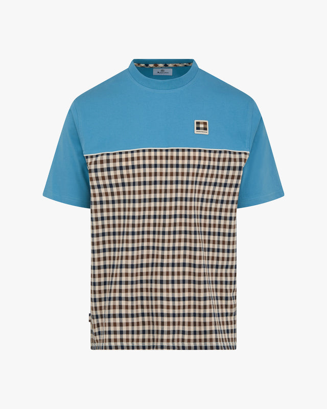 CLUB CHECK PANEL T-SHIRT