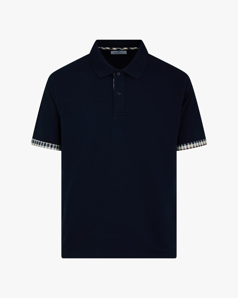 CC STRETCH PIQUET SLEEVES POLO