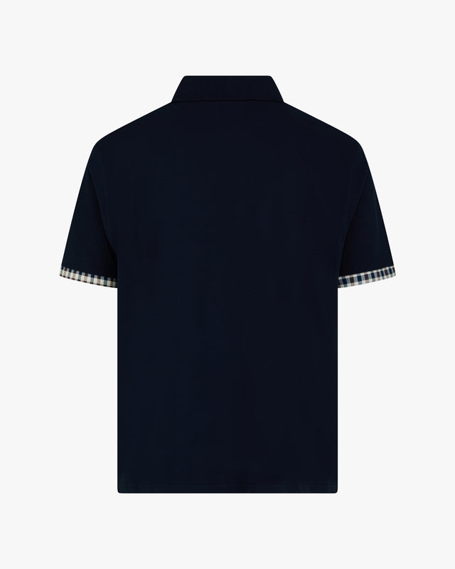 CC STRETCH PIQUET SLEEVES POLO