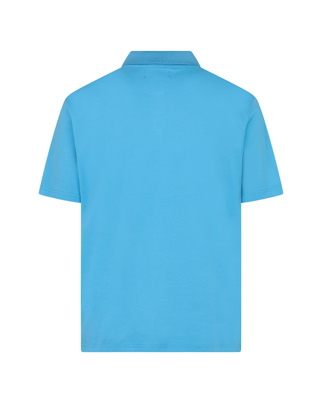 STRETCH PIQUET BADGE POLO