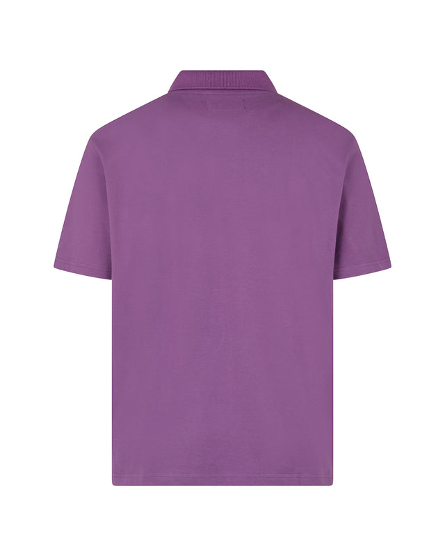 STRETCH PIQUET BADGE POLO