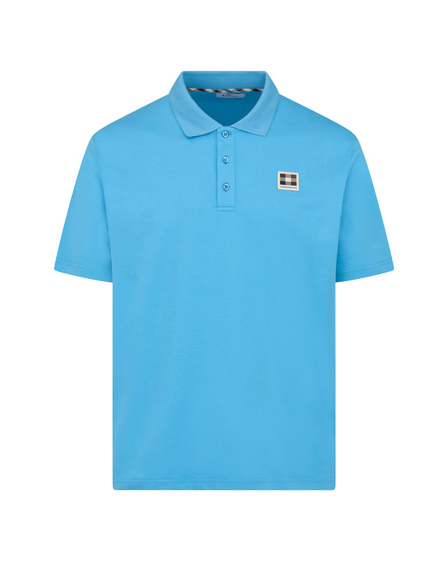 STRETCH PIQUET BADGE POLO
