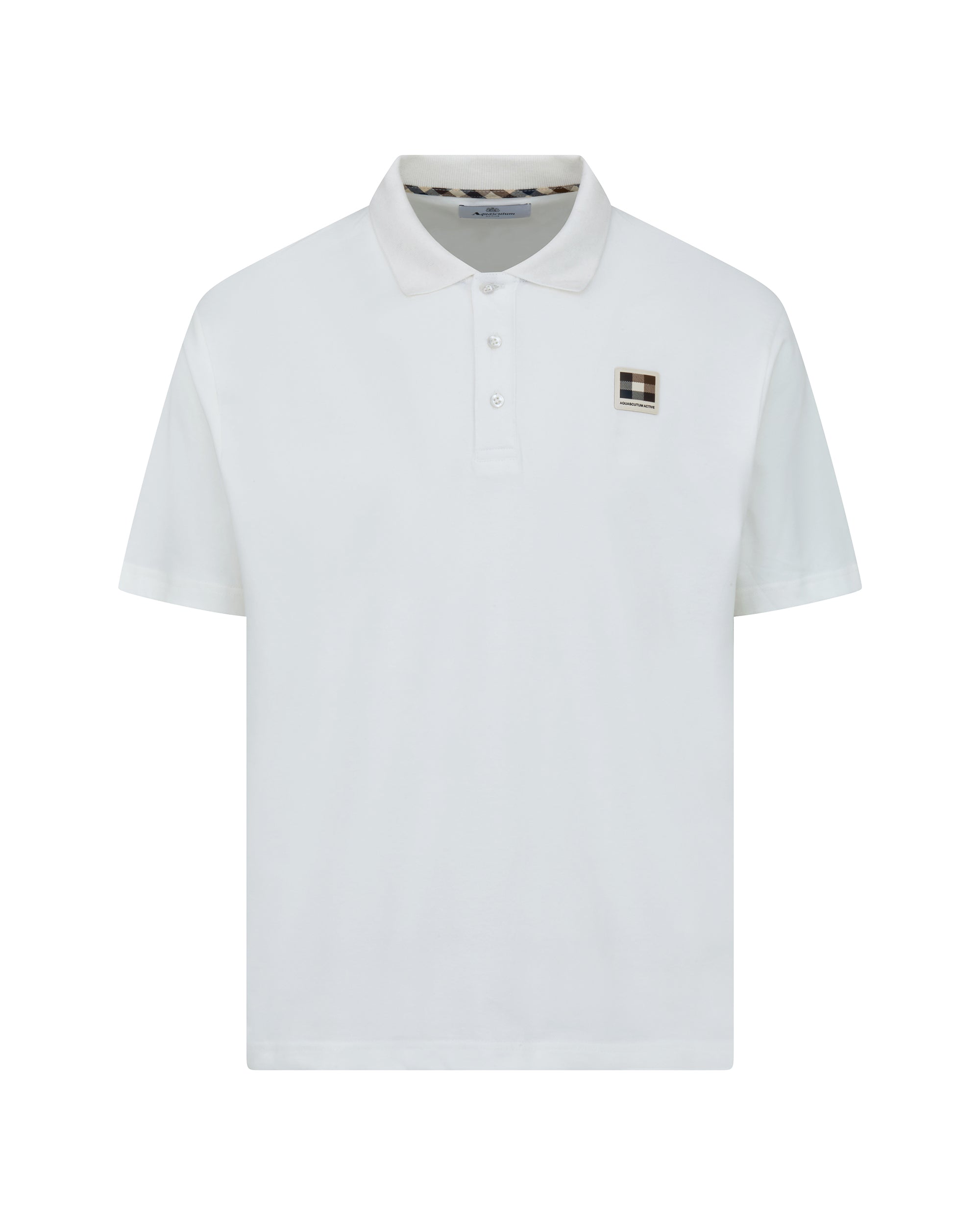STRETCH PIQUET BADGE POLO