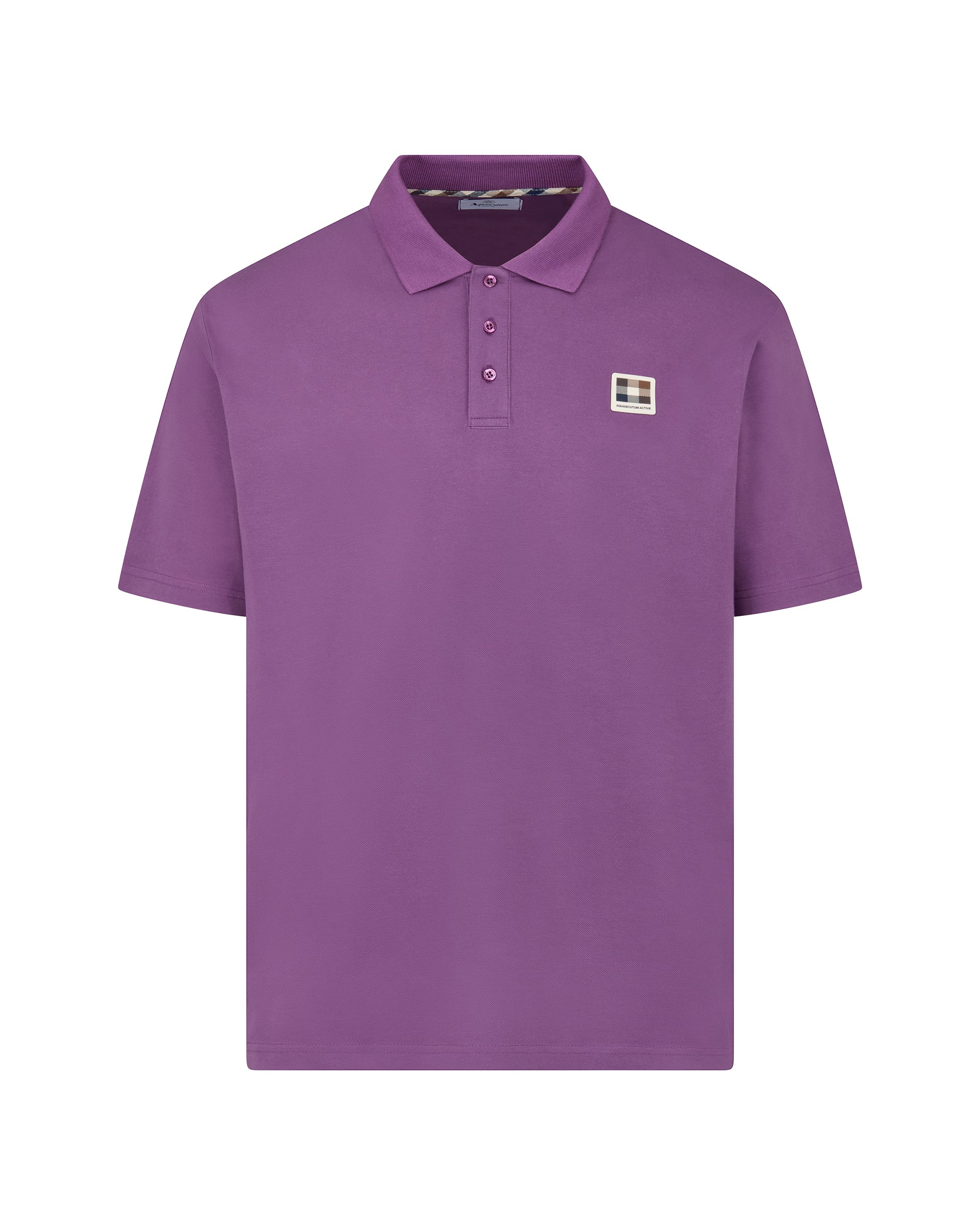 STRETCH PIQUET BADGE POLO