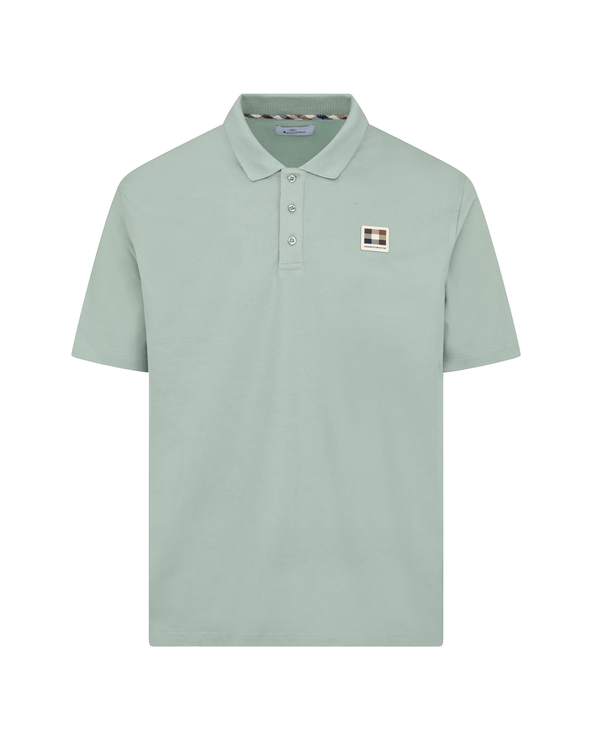 STRETCH PIQUET BADGE POLO