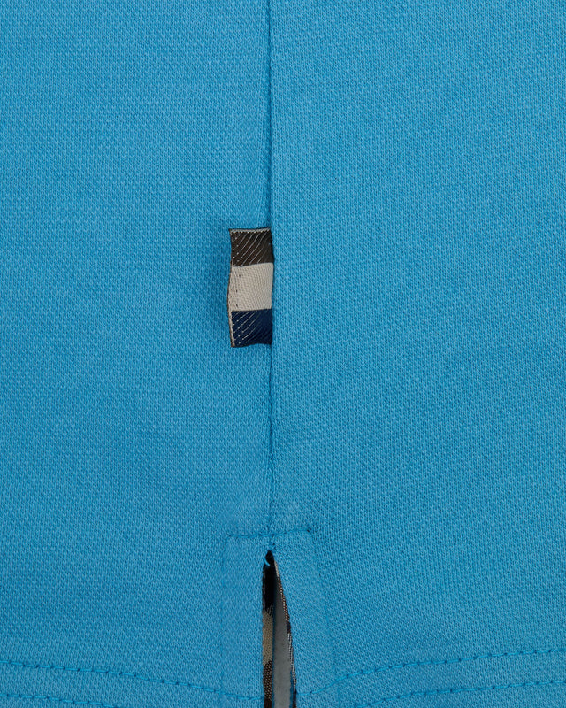 STRETCH PIQUET BADGE POLO